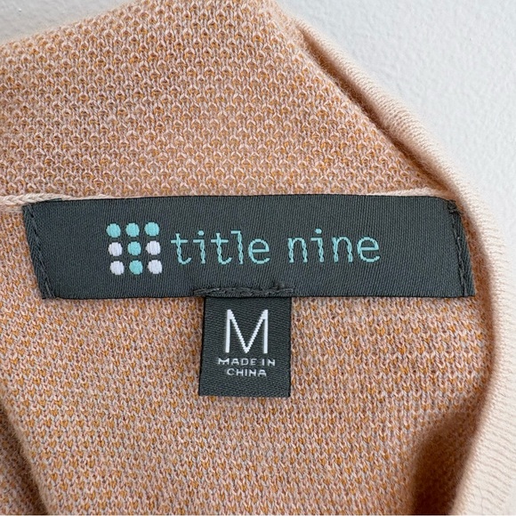 Title Nine  Barra Tunic Sweater Merino Wool Blend Pink Fair Isle Nordic Travel - Picture 10 of 13